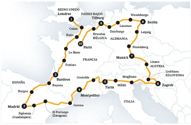 blog-Mejores países para viajar en Europa en coche eléctrico 2025-poster